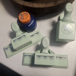 Martha Stewart Craft Punch Set in Mint Green